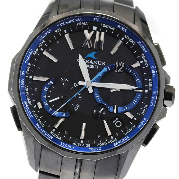 楽天市場】カシオ CASIO OCW-S3400B-1AJF オシアナス マンタ 