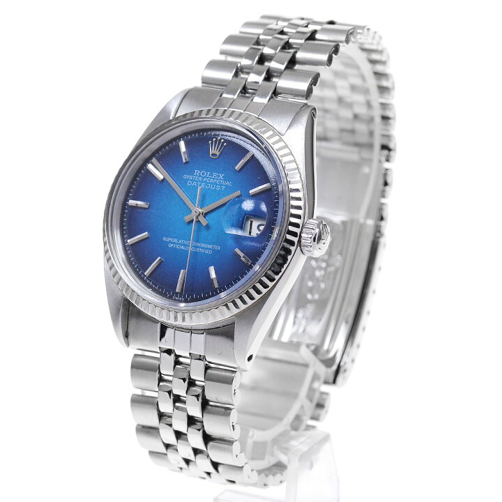楽天市場】訳あり ロレックス ROLEX 1601 デイトジャスト ブルー 