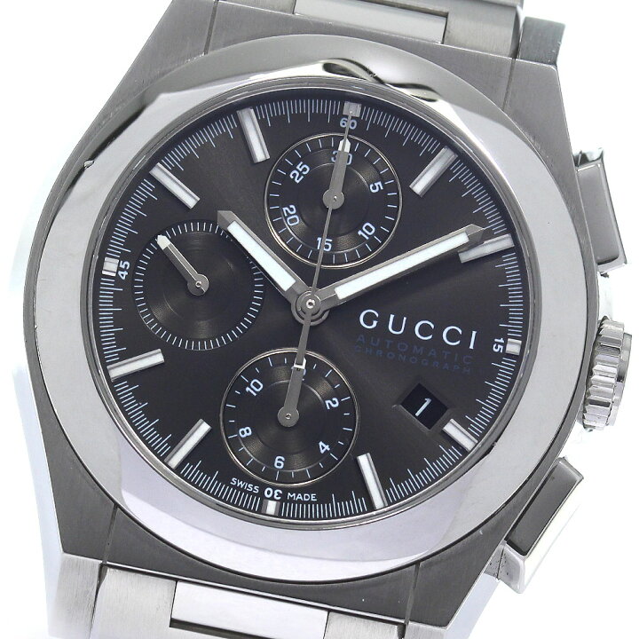楽天市場】グッチ GUCCI 115.2/YA115205 パンテオン クロノグラフ  
