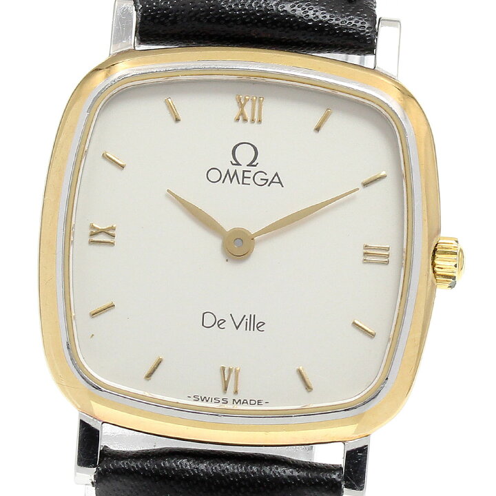 楽天市場】オメガ OMEGA デビル スクエア クォーツ レディース _825907  