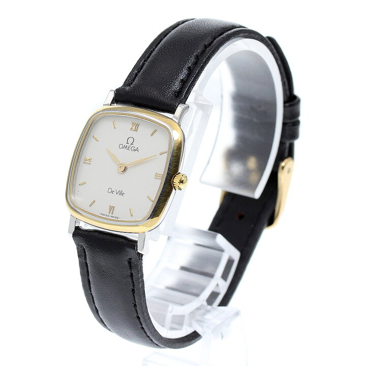 楽天市場】オメガ OMEGA デビル スクエア クォーツ レディース _825907 