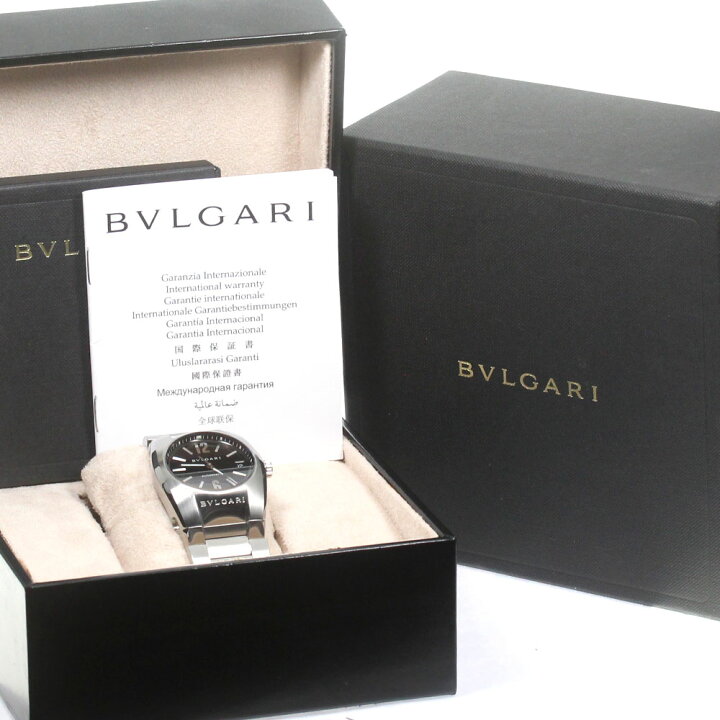 ブルガリ BVLGARI EG35S エルゴン デイト 自動巻き ボーイズ 箱 