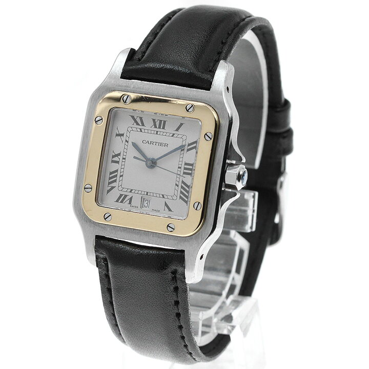 楽天市場】カルティエ CARTIER W200114B サントスガルベ LM YGベゼル  