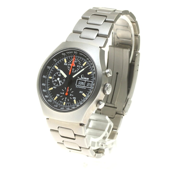 楽天市場】ジン Sinn 157 クロノグラフ デイデイト 自動巻き メンズ  
