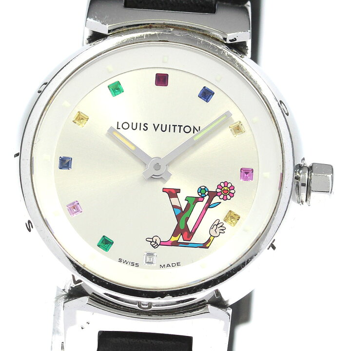 楽天市場】ルイ・ヴィトン LOUIS VUITTON Q12130 タンブール 村上隆  