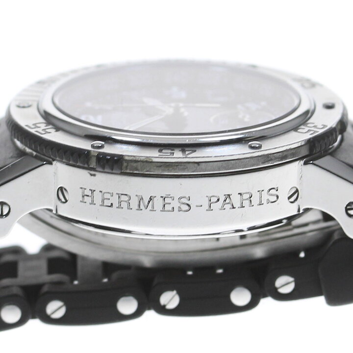 楽天市場】訳あり エルメス HERMES CL2.315 クリッパーダイバー クロノ 
