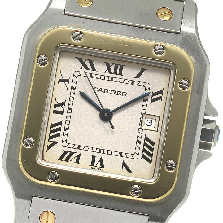 楽天市場】カルティエ CARTIER 81036283 サントスガルベLM デイト 自動  