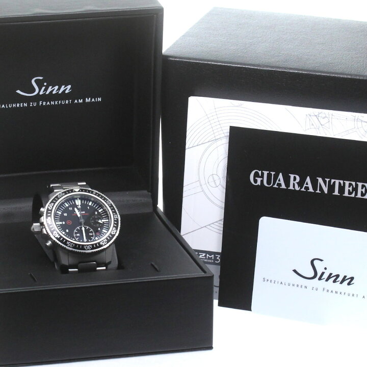 楽天市場】ジン Sinn 613.EZM13 クロノグラフ デイト 自動巻き メンズ  