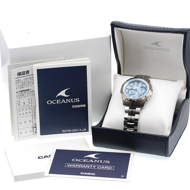 楽天市場】カシオ CASIO OCW-S1400P-2AJF オシアナス マンタ ソーラー 