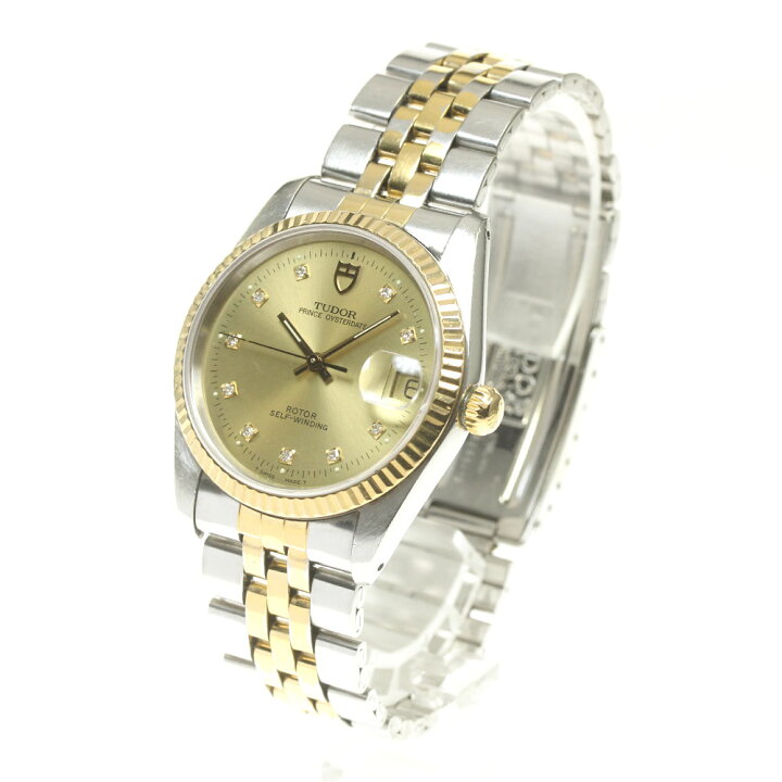 チュードル TUDOR 74033 プリンス オイスターデイト 10Pダイヤ cal  