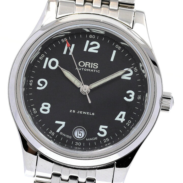 楽天市場】オリス ORIS 7490 デイト 自動巻き メンズ _831670【中古 