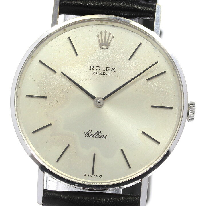 楽天市場】ロレックス ROLEX 3833 チェリーニ K18WG cal.1600 手巻き  