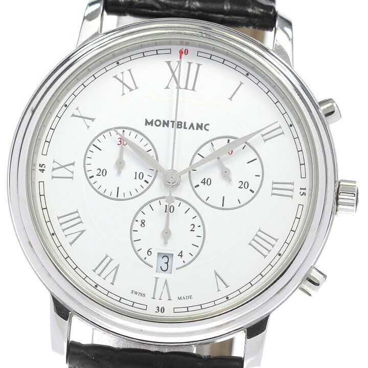楽天市場】モンブラン MONTBLANC 7374 トラディション クロノグラフ 