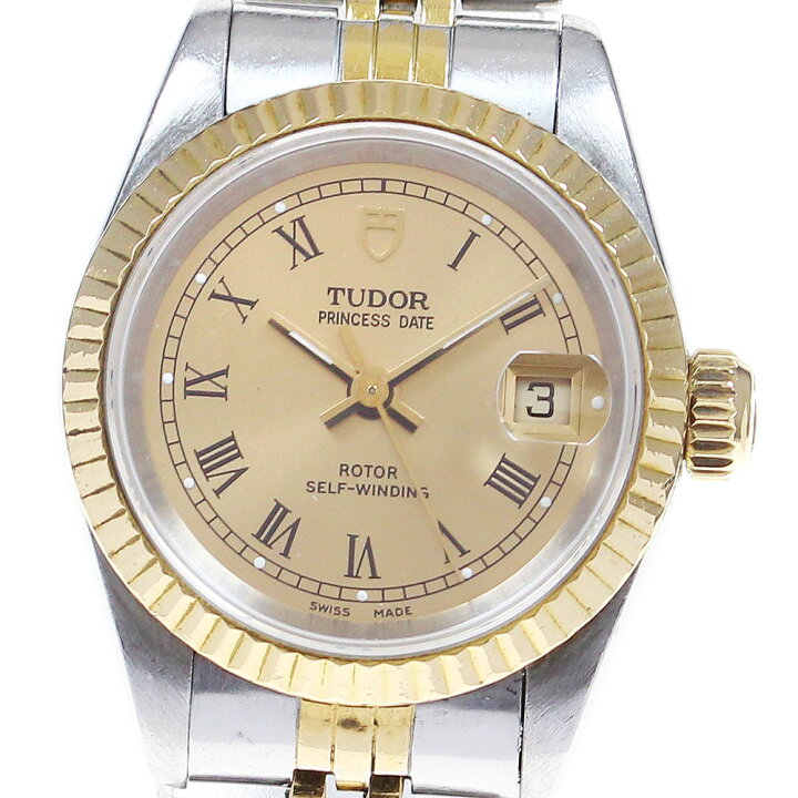 チュードル TUDOR 92413N プリンセス オイスターデイト YGベゼル cal  