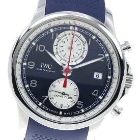 IWC IWC SCHAFFHAUSEN IW390507 ポルトギーゼ ヨットクラブ クロノグラフ 自動巻き メンズ 美品 保証書付き_832028【中古】