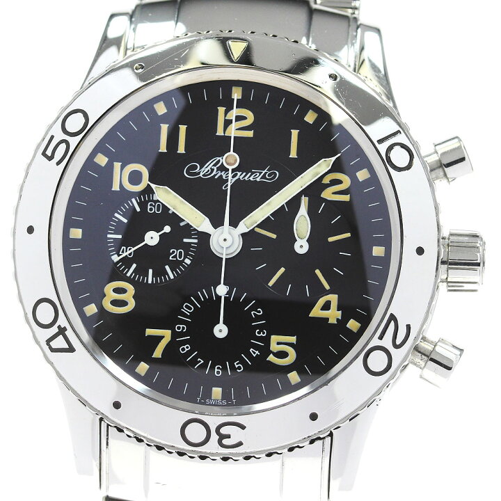 楽天市場】ブレゲ Breguet 3800 アエロナバル タイプ XX クロノグラフ 