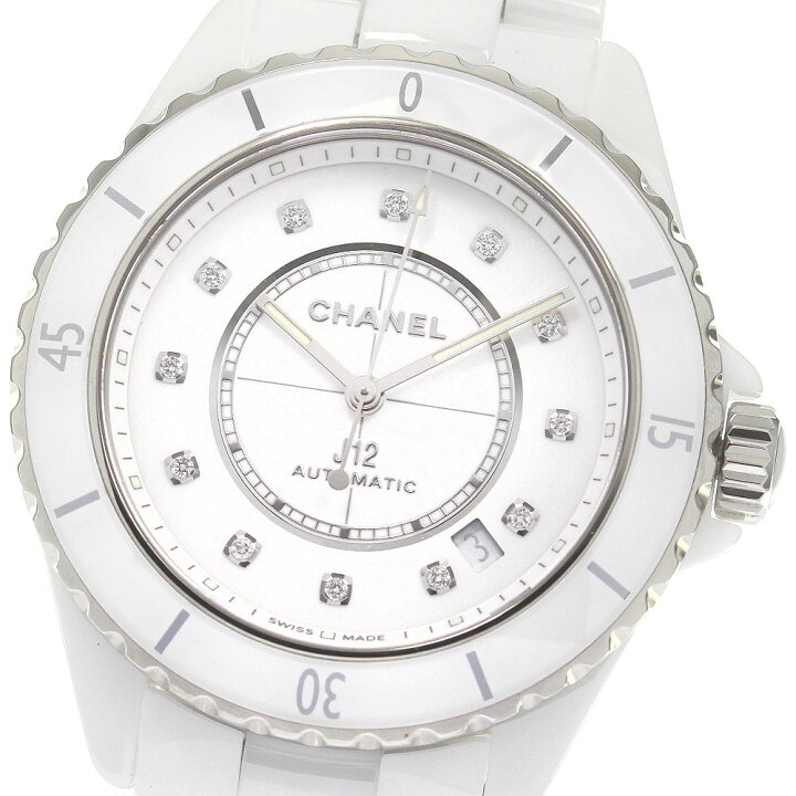 楽天市場】シャネル CHANEL H5705 J12 キャリバー12.1 38MM 12Pダイヤ  