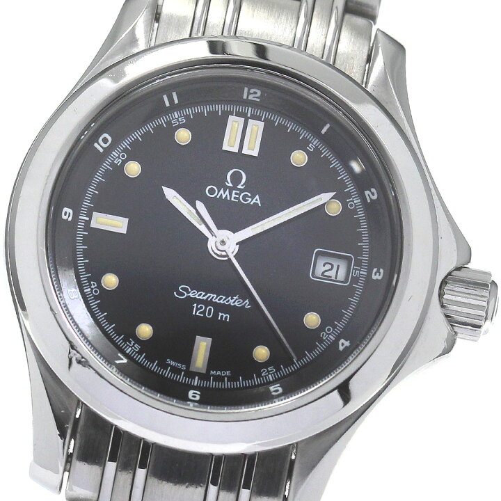 楽天市場】オメガ OMEGA 2571.50 シーマスター 120m デイト クォーツ 