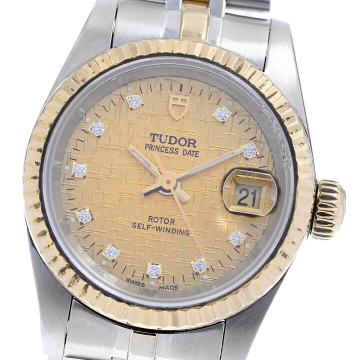 楽天市場】チュードル TUDOR 92413 プリンセス デイト YGコンビ 10P  