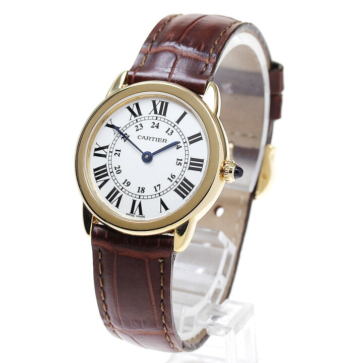 楽天市場】カルティエ CARTIER W6700355 ロンドソロSM K18YG クォーツ  