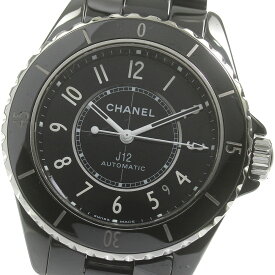 シャネル CHANEL H5697 J12 黒セラミック デイト 自動巻き メンズ _831455【中古】