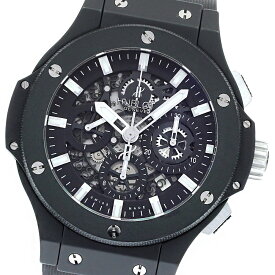 ウブロ HUBLOT 311.CI.1170.GR ビッグバン アエロバン ブラックマジック クロノグラフ 自動巻き メンズ 良品 メーカーOH済み_824023【中古】