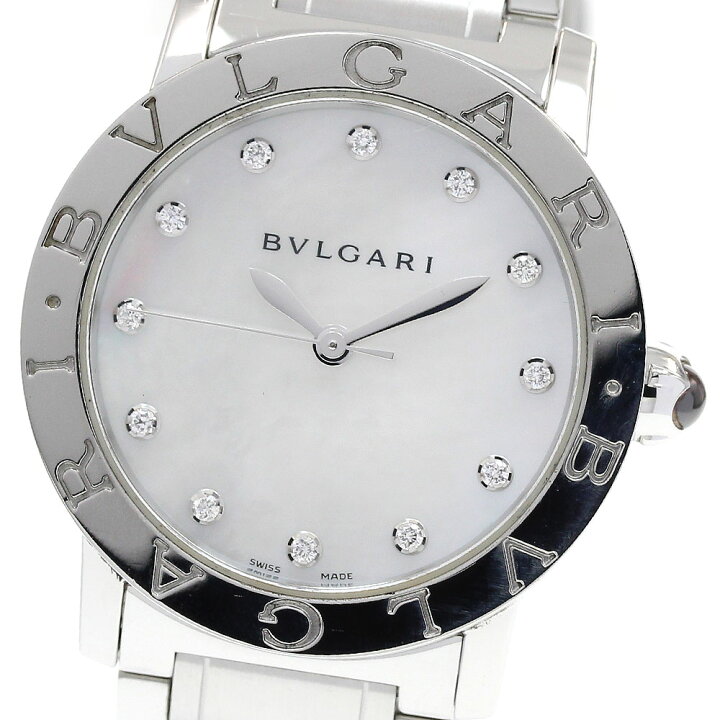 楽天市場】ブルガリ BVLGARI BBL33S ブルガリブルガリ 12Pダイヤ 自動  