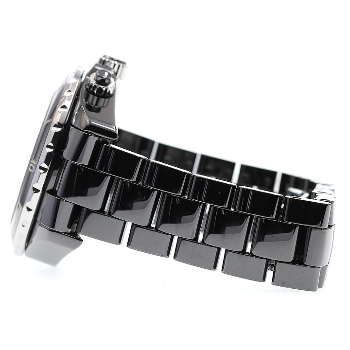 楽天市場】シャネル CHANEL H0940 J12 黒セラミック 41MM クロノグラフ  