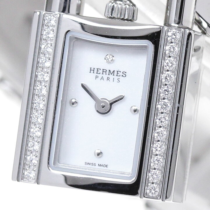 楽天市場】エルメス HERMES KE4.130 ケリーウォッチ ダイヤベゼル  