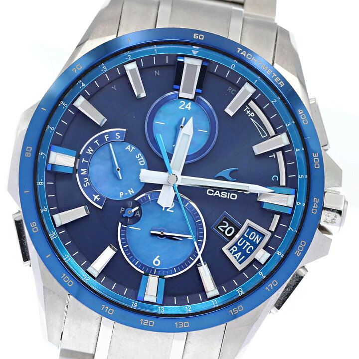 楽天市場】カシオ CASIO OCW-G2000F-2AJF オシアナス デイデイト 