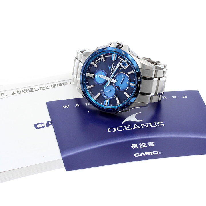楽天市場】カシオ CASIO OCW-G2000F-2AJF オシアナス デイデイト 