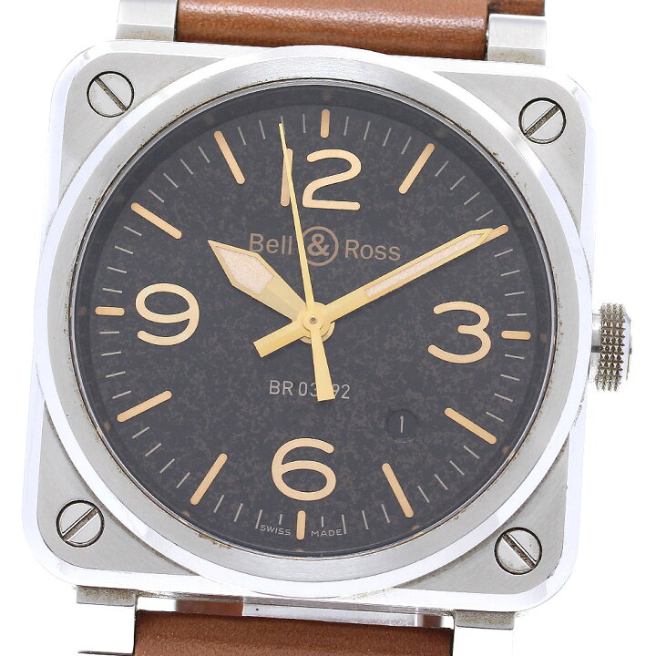 楽天市場】ベル＆ロス Bell＆Ross BR03-92-ST-G-HE/SCA2 ゴールデン  
