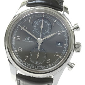 IWC IWC SCHAFFHAUSEN IW390404 ポルトギーゼ デイト クロノグラフ 自動巻き メンズ _832077【中古】