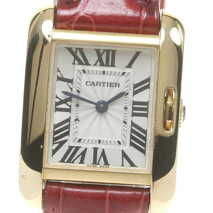 楽天市場】カルティエ CARTIER W5310028 タンクアングレーズSM K18YG  