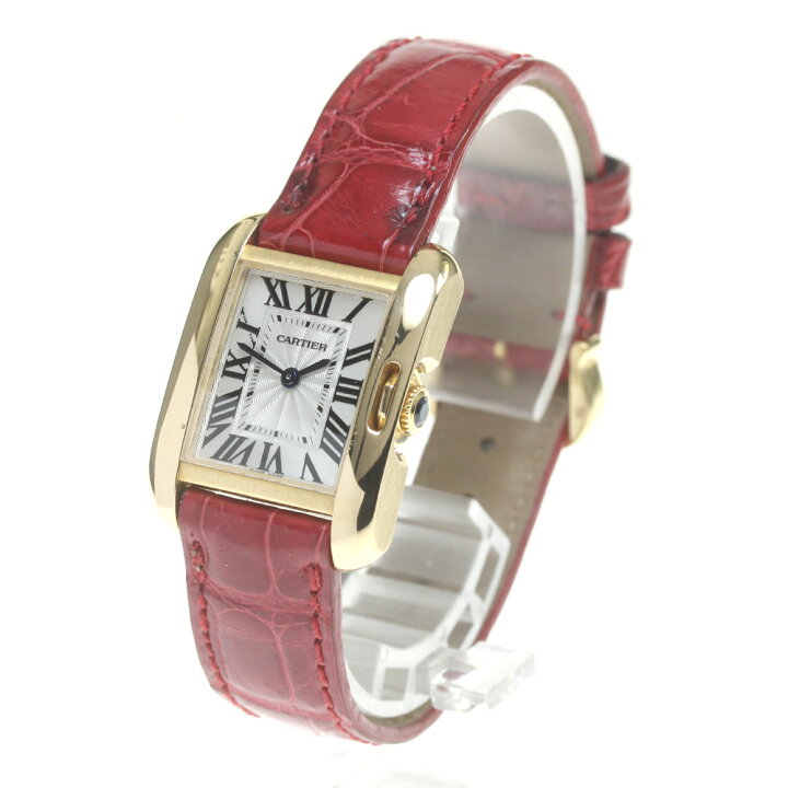 楽天市場】カルティエ CARTIER W5310028 タンクアングレーズSM K18YG  
