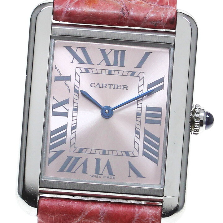 楽天市場】カルティエ CARTIER W5200000 タンクソロSM クォーツ  