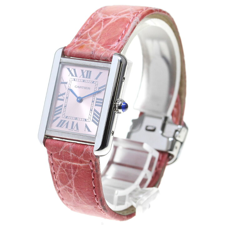 楽天市場】カルティエ CARTIER W5200000 タンクソロSM クォーツ  