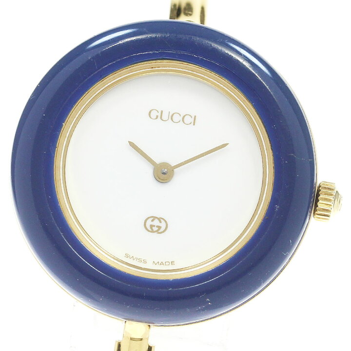 楽天市場】グッチ GUCCI 11/12 チェンジベゼル クォーツ レディース 内 