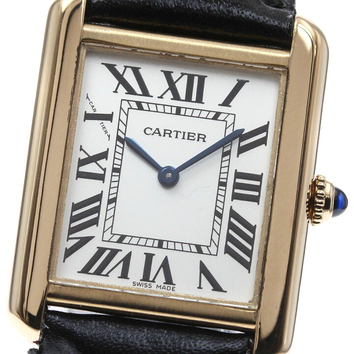 楽天市場】カルティエ CARTIER W5200002 タンクソロ SM K18YGコンビ  