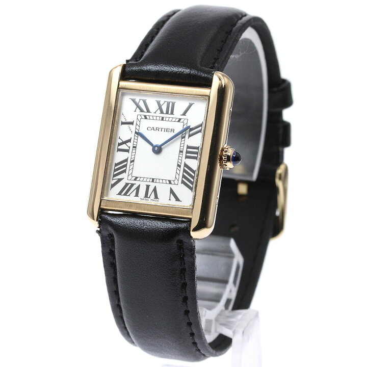 楽天市場】カルティエ CARTIER W5200002 タンクソロ SM K18YGコンビ  