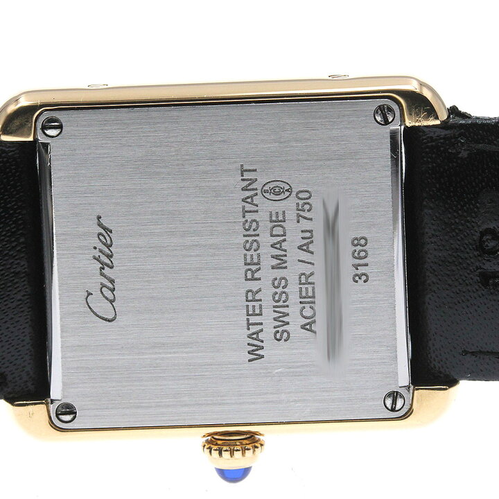 楽天市場】カルティエ CARTIER W5200002 タンクソロ SM K18YGコンビ  