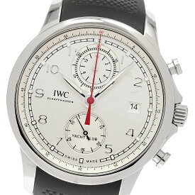 IWC IWC SCHAFFHAUSEN IW390502 ポルトギーゼ ヨットクラブ クロノグラフ 自動巻き メンズ 保証書付き_839556【中古】