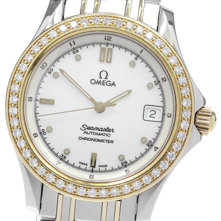 楽天市場】オメガ OMEGA 2305.20 シーマスター120 ダイヤベゼル K18YG 