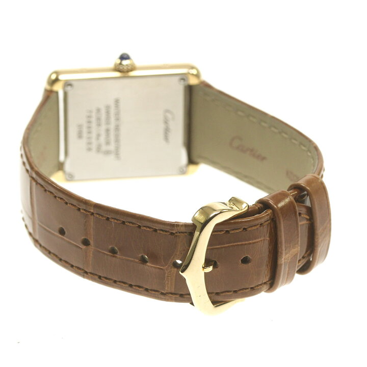 楽天市場】カルティエ CARTIER W5200002 タンクソロ SM K18YGコンビ  