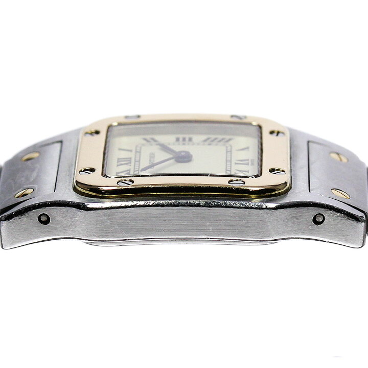 楽天市場】カルティエ CARTIER サントスガルベSM クォーツ レディース  