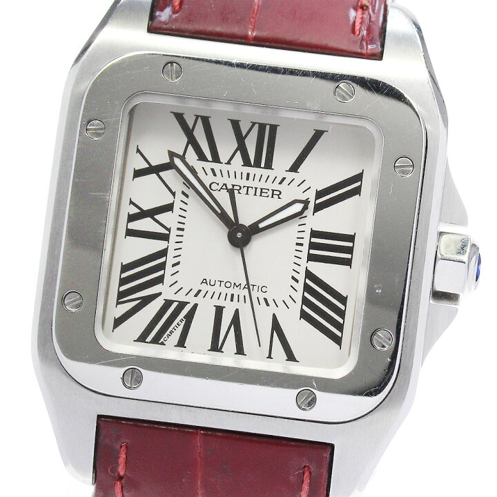 楽天市場】カルティエ CARTIER W20126X8 サントス100 MM 自動巻き  