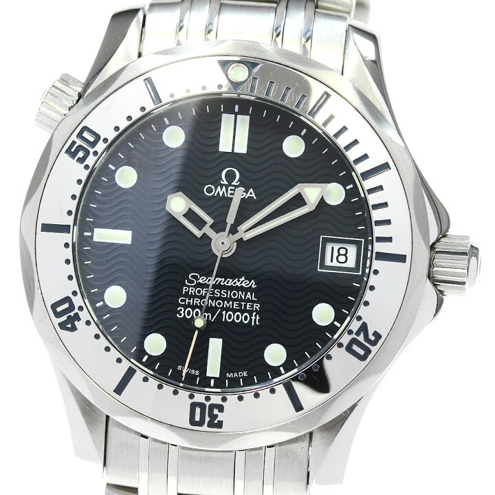 オメガ OMEGA 2552.80 シーマスター300 デイト 自動巻き ボーイズ _868309【中古】