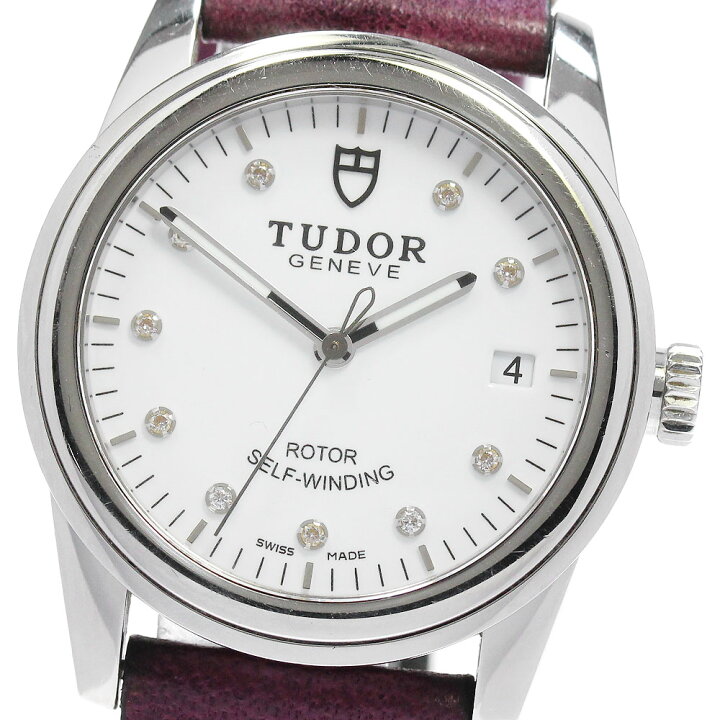 楽天市場】チュードル TUDOR 55000 グラマー デイト 10Pダイヤ 自動  
