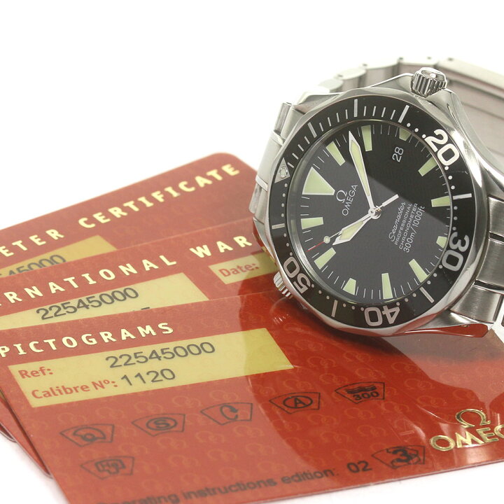 楽天市場】オメガ OMEGA 2254.50 シーマスター300 デイト 自動巻き  