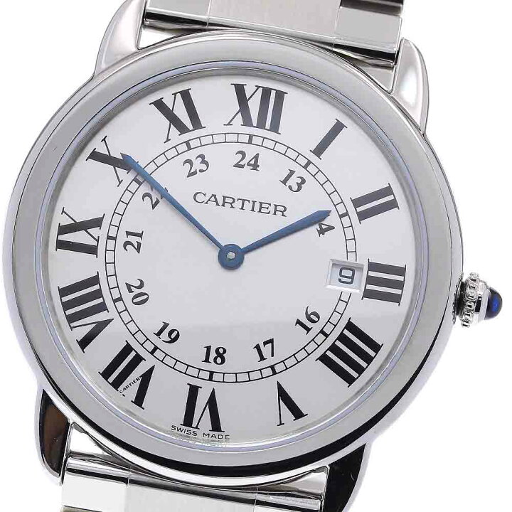 楽天市場】カルティエ CARTIER W6701005 ロンドソロLM デイト クォーツ  